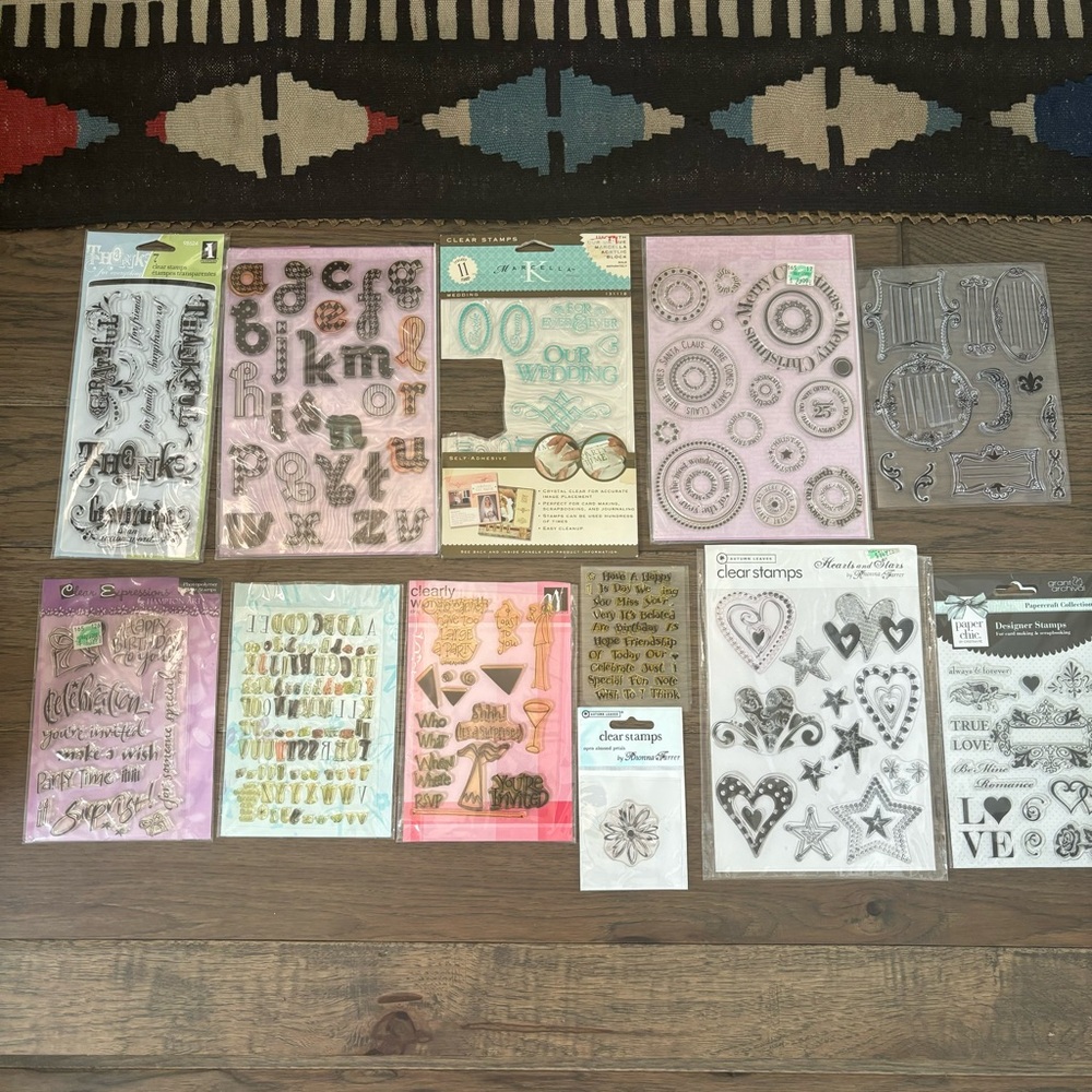 Huge Lot of Clear Stamps